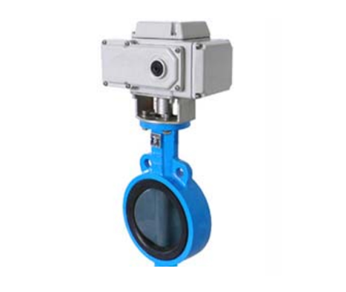  Electric wafer butterfly valve