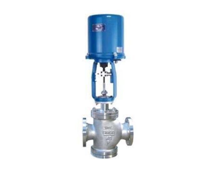  Electric double seat control valve