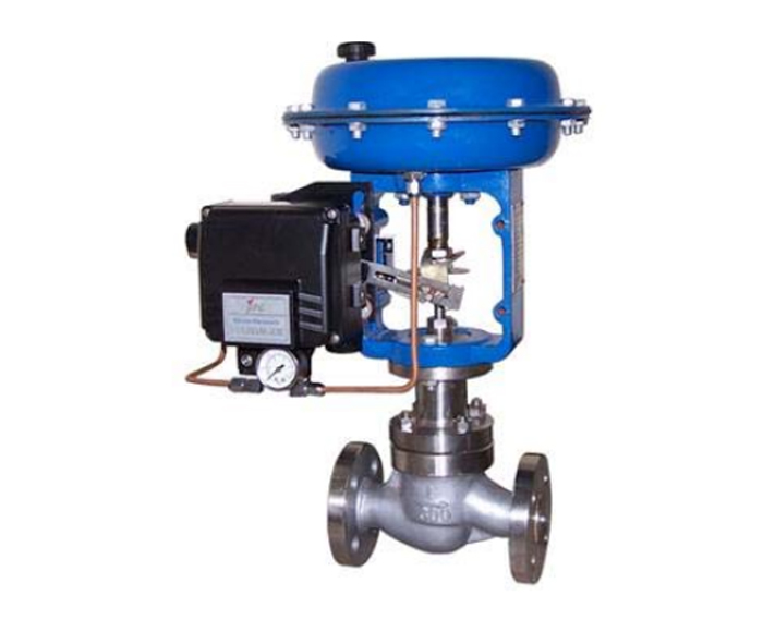  Pneumatic single seat control valve