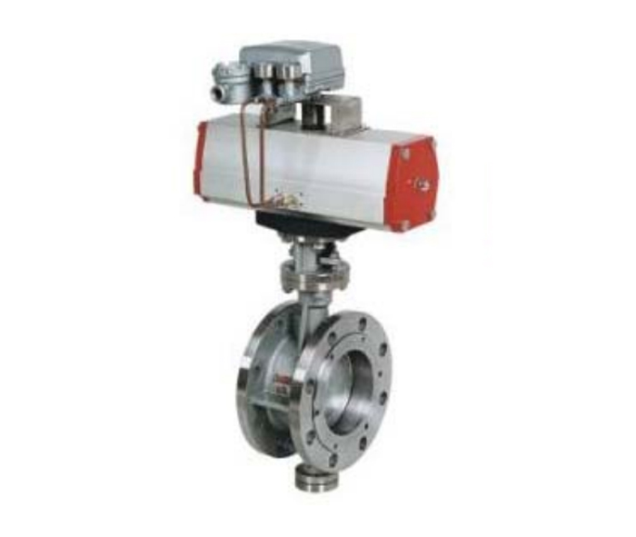  Pneumatic flange butterfly valve