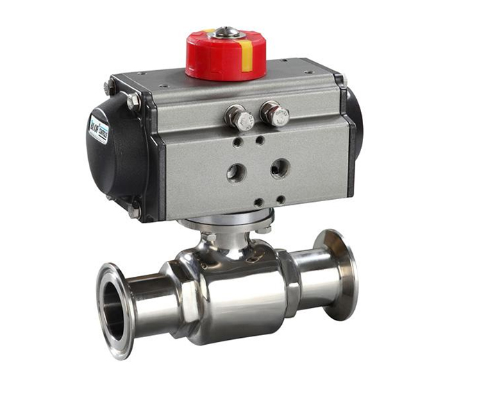  Pneumatic sanitary ball valve