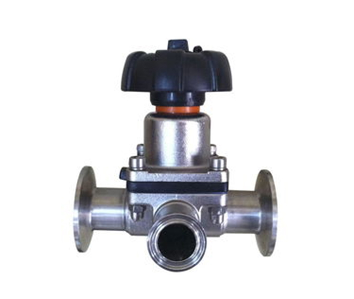  Three way diaphragm valve