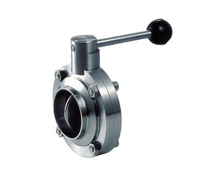  Welded butterfly valve